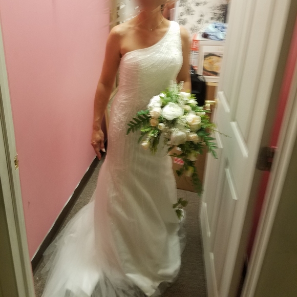 NWT Bicici Coty Wedding Dress, Medium, off white - Picture 8 of 9